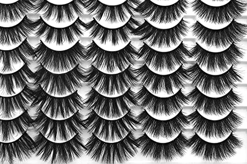 3D Mink Lashes 18-22MM Fluffy Volume False Eyelashes