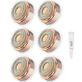 Gen 2 Replacement Heads for Flawless Facial Hair Remover, Shaver Pro Replacement Blades Heads Compatible with Finishing Touch Flawless Hair Removal for Woman Face,As Seen on TV.(6 Pack)