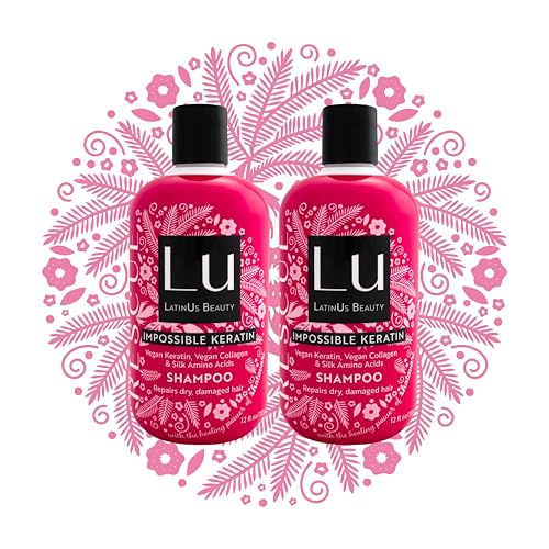 LatinUs Beauty Rescue Shampoo Set for Damaged Hair - 12 Fl Oz, 2-Pack