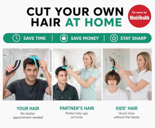 Grip and Trim DIY Home Haircut Kit for Men & Women – Easy, Precise Trimming