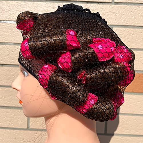Aimin Soft Foam Heatless Hair Curlers - Overnight Sleep Rollers Set (Pink)