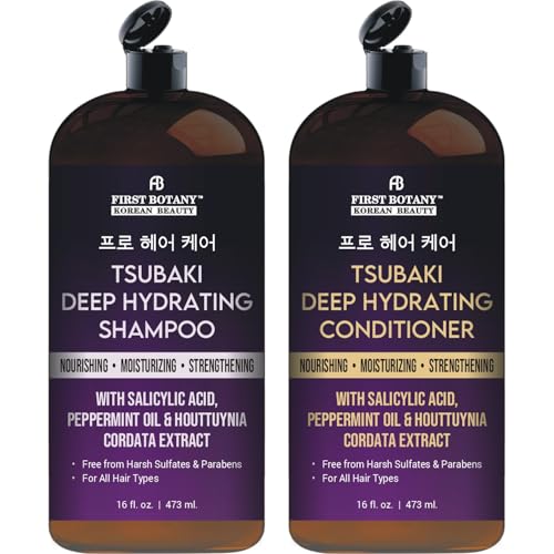 Tsubaki Deep Hydrating Shampoo & Conditioner Set, 16 fl oz