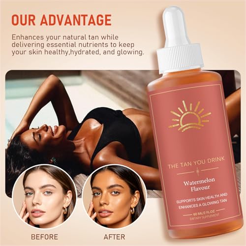 Glow Drops Tanning - Natural Self-Tanning Drops, 2x60ml