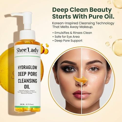 Shee'lady Hydraglow Deep Pore Cleansing Oil - 6.76 fl oz