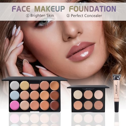 Pomcral All-in-One Makeup Kit Set for Teens & Women