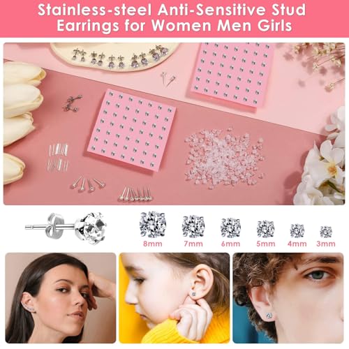 Professional Ear Piercing Gun Kit with Stainless Steel Studs