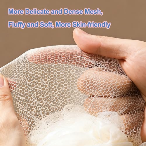 Loofah Sponge 4 Pack - Soft Bath Exfoliator