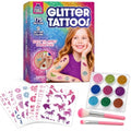 Glitter Tattoo Kit for Kids - 175 Designs, 9 Colors