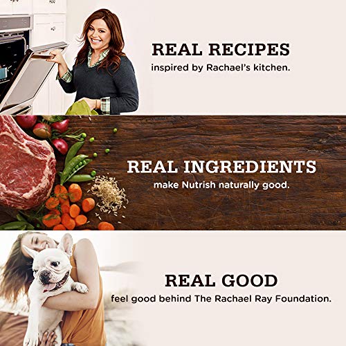 Rachael Ray Nutrish Premium Natural Dry Dog Food with Added Vitamins, Minerals & Taurine, Real Chicken & Veggies Recipe, 6 Pounds (Packaging May Vary)