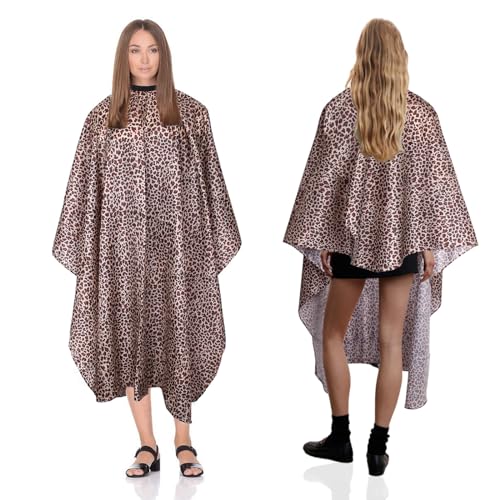 Waterproof Hair Cutting Cape 64" x 56" Adjustable Neckline