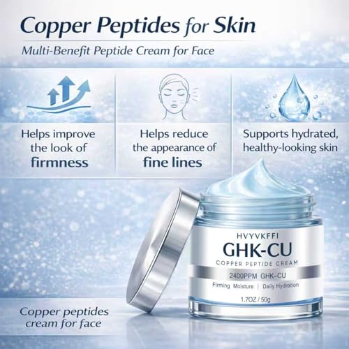 GHK-CU Copper Peptide Cream 2400PPM Firming Moisturizer