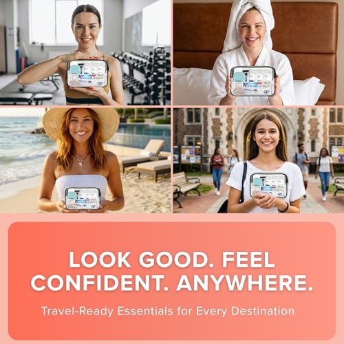 12-Piece TSA-Compliant Women's Travel Toiletry Kit