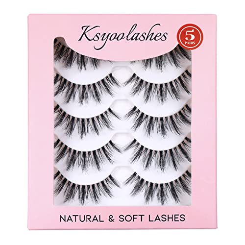 Dramatic Mink Lashes 8-15mm D Curl - 5 Pairs Reusable