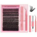 DIY Lash Extension Kit - 280PCS 80D Cluster Lashes 9-15mm
