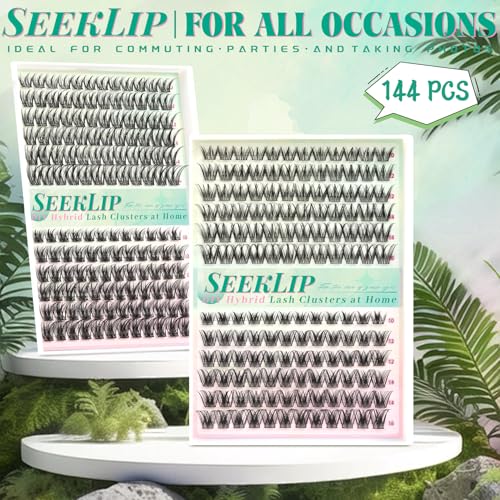 Wispy Lash Clusters 144pcs 10-16mm DIY Eyelash Extensions