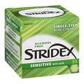 Stridex Single-Step Acne Control Sensitive with Aloe Alcohol Free Soft Touch Pads