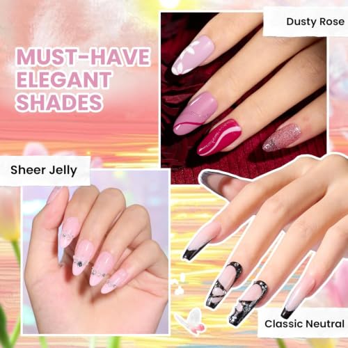Beetles Infinite Inspiration 100-Color Gel Nail Polish Set with Base and Top Coats