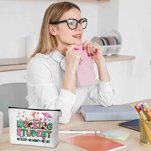 Nurse Bag Nursing Student Gifts Makeup Cosmetic Bag for Women, Nurse Accessories for Work, Nursing Bags for Nurses, Nurse Graduation Gift - C04
