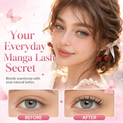 Manga Lash Clusters C Curl with Invisible Band – 8-18mm