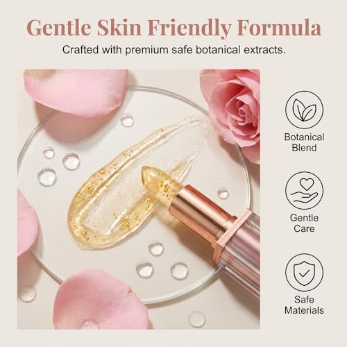 Color Changing Lipstick for Older Women - Long Lasting Moisturizing Gloss