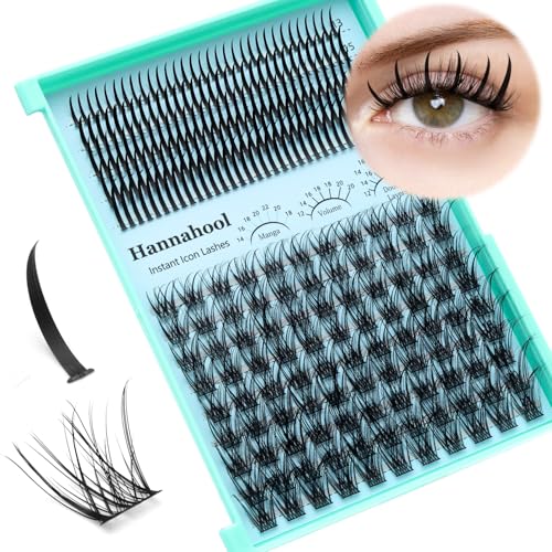 DIY Cluster Lashes 12-22mm Wide Stem D Curl Volume Extensions