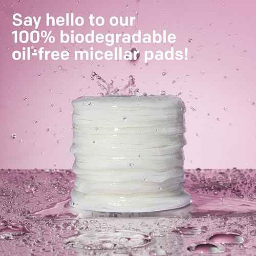 Almay Biodegradable Makeup Remover Pads, Micellar Gentle, Hypoallergenic, Fragrance-Free, Dermatologist & Ophthalmologist Tested, 120 Count