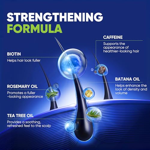 Svvimer Biotin Hair Thickening Shampoo for Men, 13.5 Fl Oz
