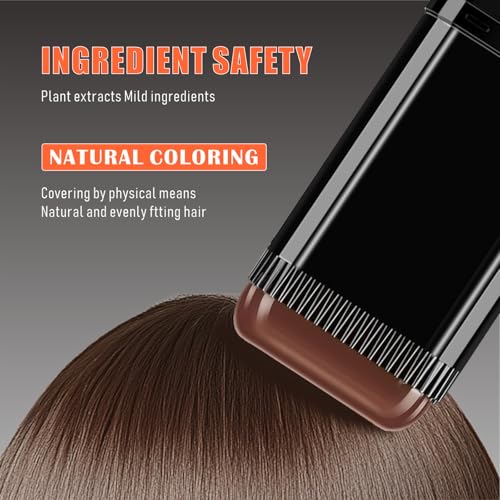 3-Pack Hair Color Stick with Comb - Waterproof Touch-Up Dye