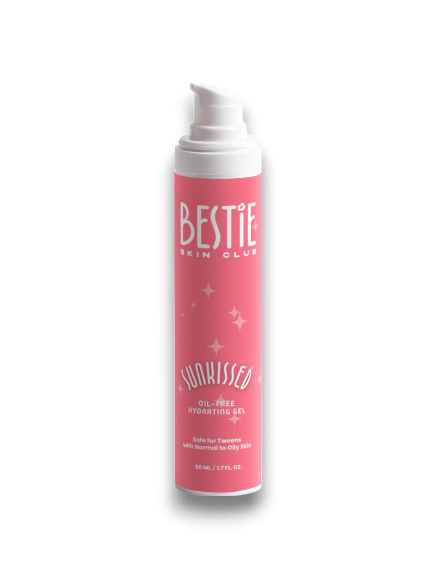 Bestie Skin Club Sunkissed Oil-Free Hydrating Gel, 1.7 fl oz, Lightweight Moisturizer for Normal to Oily Skin