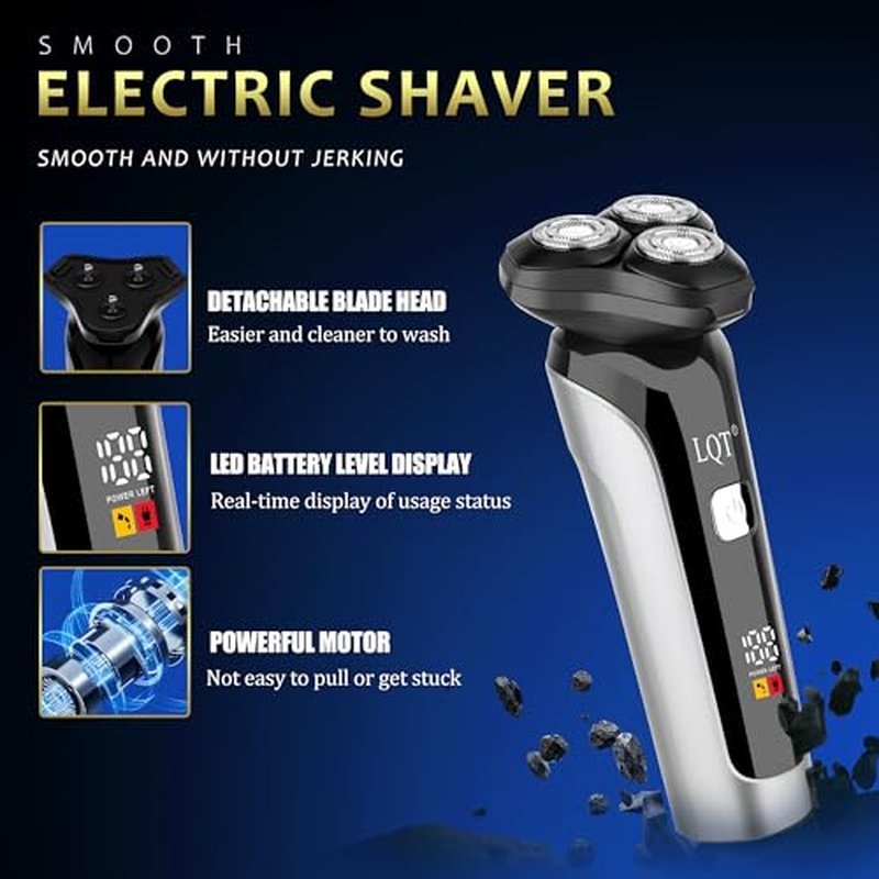 LQT 4-in-1 Cordless Hair Clippers Set for Men - Beard Trimmer & Shaver