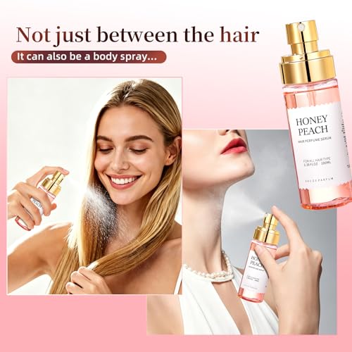 Honey Peach Hair Mist Perfume for Women, 3.38 fl oz