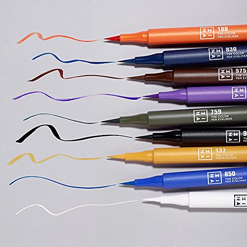 3INA Color Pen Waterproof Eyeliner - Precise Felt Tip