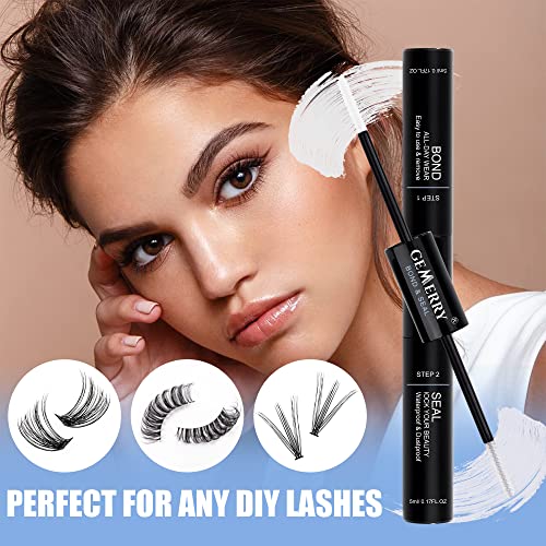 GEMERRY Lash Bond and Seal 10ml - Waterproof Cluster Lash Glue