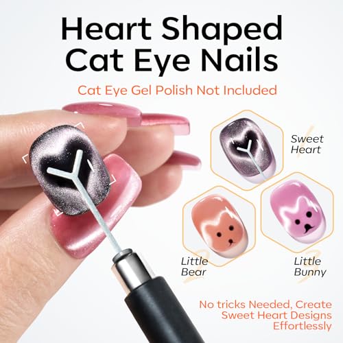 Modelones Cat Eye Magnet Tools 15-Piece Set for Gel Polish