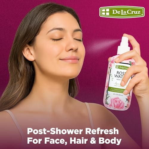 De La Cruz Pure Rose Water Body Mist - 8 fl oz