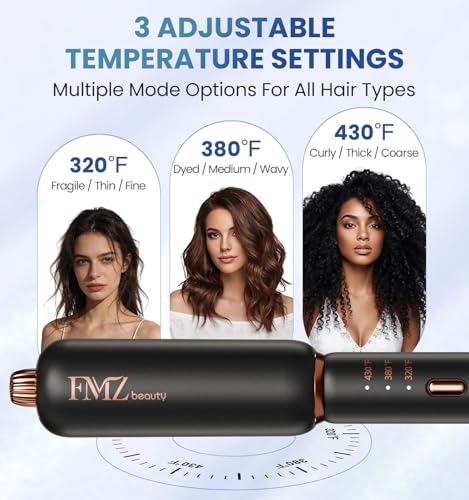 FMZ 4-in-1 Titanium Ceramic Hair Straightener Curler