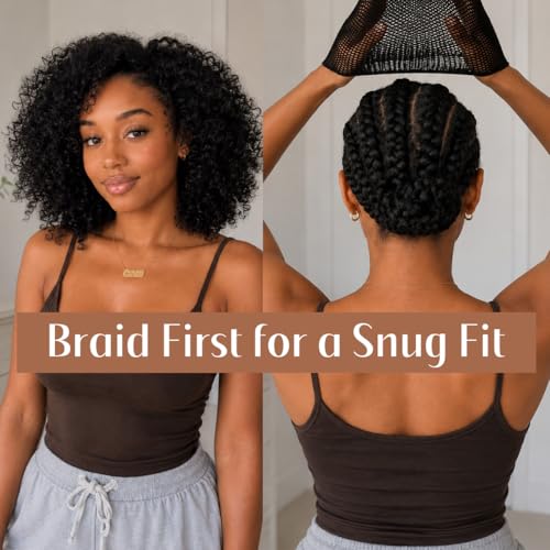 Dreamlover Black Mesh Wig Caps for Sleeping - 3 Pack, Breathable & Stretchy Hair Nets