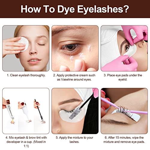 Eyelash & Eyebrow Color Kit 2-In-1 Lash Brow Dye
