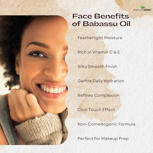 Mayan's Secret - 4oz Organic Babassu Oil for Hair - Rich in Antioxidants and Moisturizing Properties for Hair and Skin