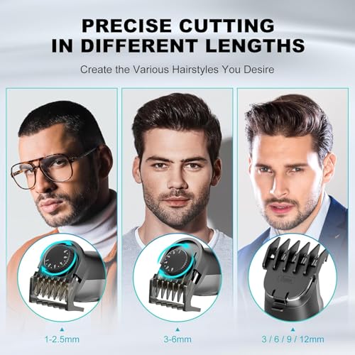 Kensen 4-in-1 Beard Trimmer for Men – Electric Shaver & Hair Clipper