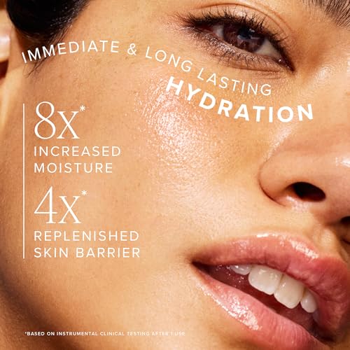 Farmacy Ceramide Face Moisturizer - Honey Halo Ultra Hydrating Facial Moisturizer with Buckwheat Honey + Ceramides - Helps Restore Barrier + Replenish Dryness - Plumping Skin Care for Dry Skin (15ml)
