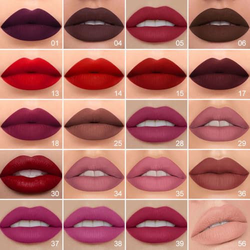 Hot Pink Matte Lip Liner & Liquid Lipstick Set - 2-in-1