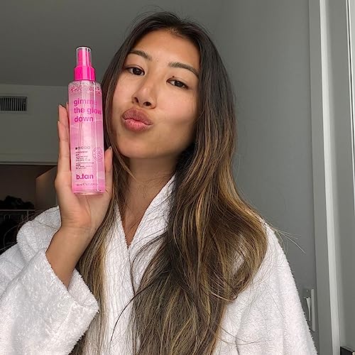 b.tan Clear Face Tan Mist | Gimme The Glow Down - Best Facial Tanner Spray, Gradual Bronzing Sunless Tanning Water, Infused with Rosewater, Vegan, Cruelty Free, 6.7 Fl Oz