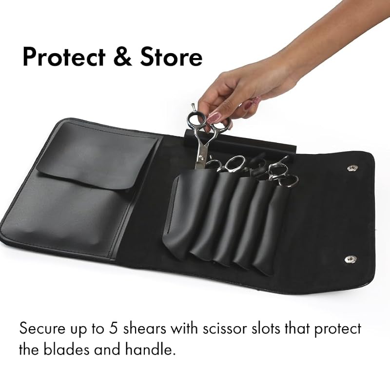 Tokko Katana Professional Shear Case – 5-Slot Scissor Holder