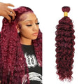 #99J Burgundy Water Wave Human Hair Bundle 100g