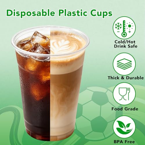 Champion Cups 18 oz - 24 Count England Soccer Party Cups