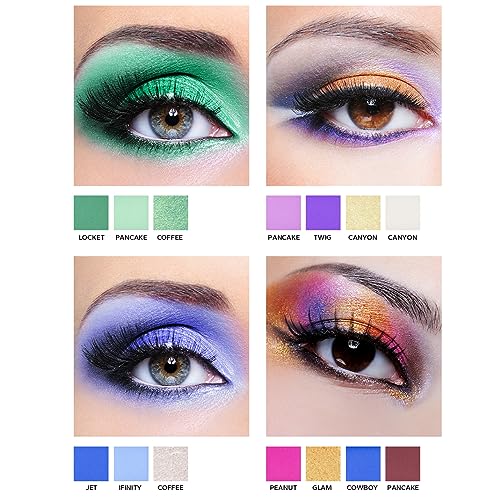 45-Color Eyeshadow Palette - Matte, Shimmer & Glitter