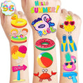 96pcs Beach Pool Temporary Tattoos for Kids