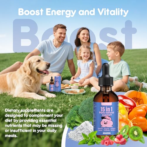 Organic Zeolite Detox Drops for Kids & Adults - 2 Fl Oz
