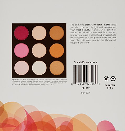 Coastal Scents Sleek Silhouette Contour & Highlight Palette